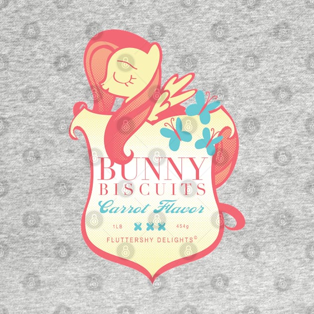 Fluttershy's Bunny Biscuits by RachaelMakesShirts